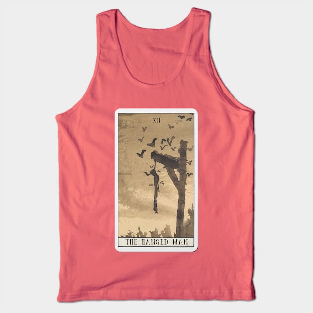 the hanged man - xii tarot card Tank Top by pripple